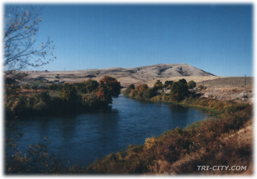 Rattlesnake Mountain over the Yakima River Picture- 50k