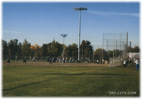 Softball is just one of the many local outdoor activities - 52k